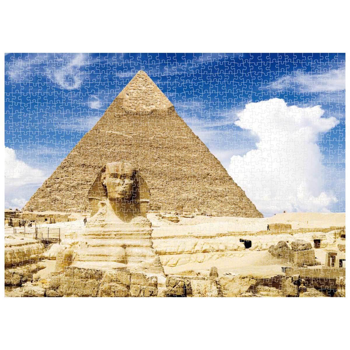Little Story 1000-Piece The Great Pyramid of Giza Jigsaw Puzzle Set Unisex, 8-10 Years