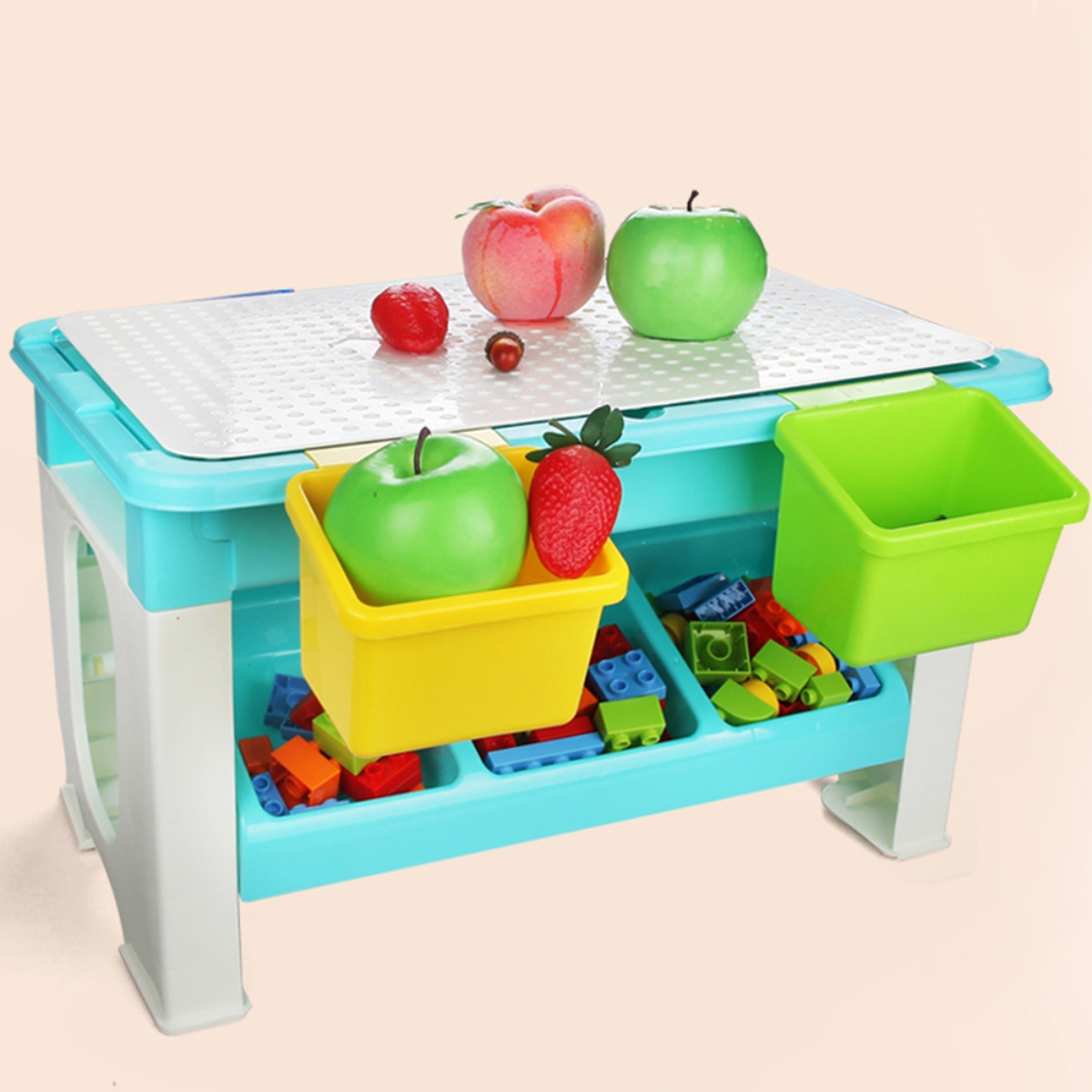 Little Story 3 in 1 Activity Table with Blocks Unisex, 3-4 Years