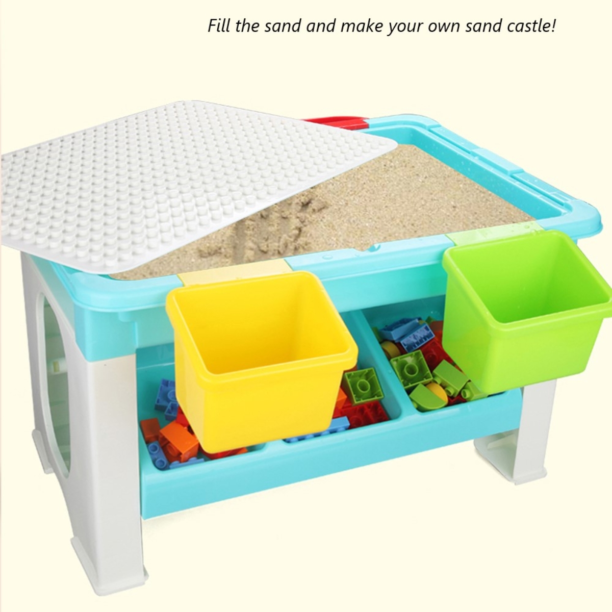 Little Story 3 in 1 Activity Table with Blocks Unisex, 3-4 Years