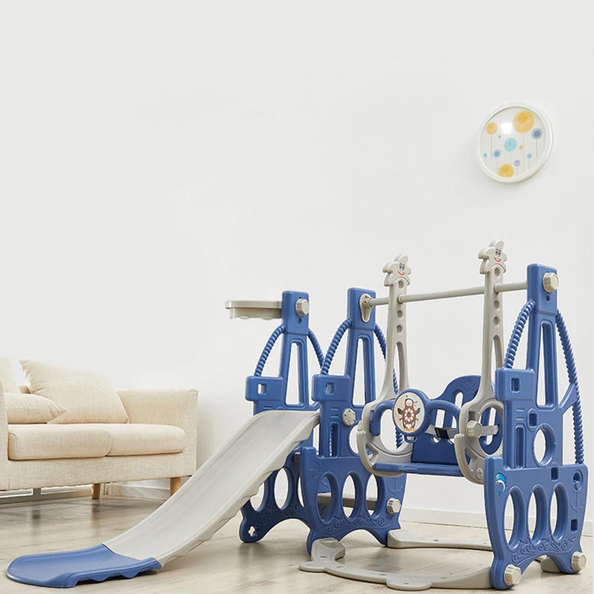 Little Story 3-in-1 Swing with Slide Toddler, 0-2 Years