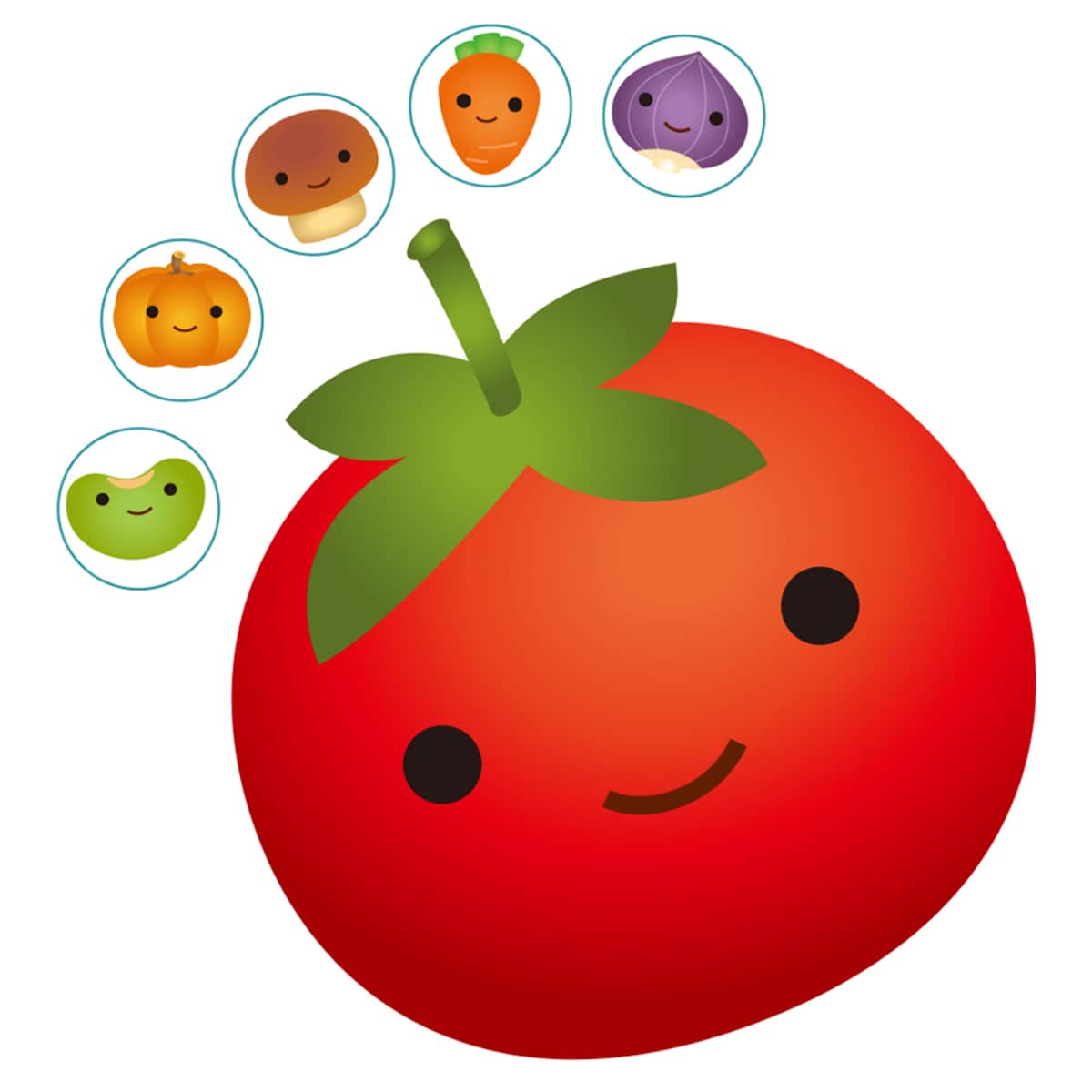 Little Story 6-In-1 Vegetables Educational & Fun Game Matching Puzzle Unisex, 3-4 Years