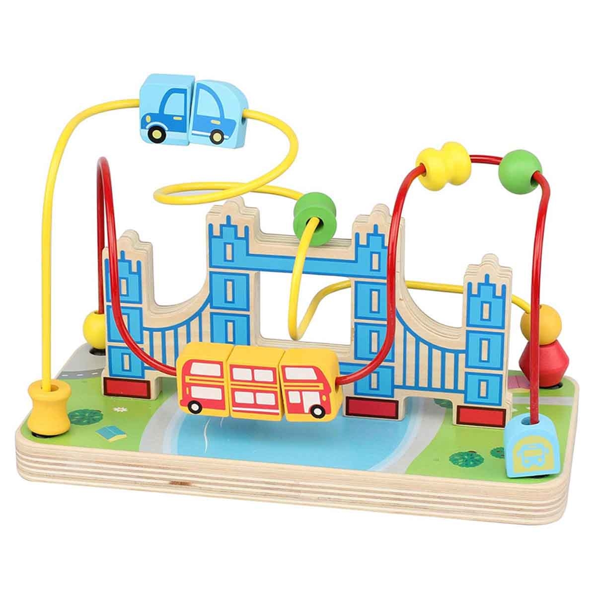 Little Story Activity Beads Maze Montessori Wooden Toy Toddler, 0-2 Years