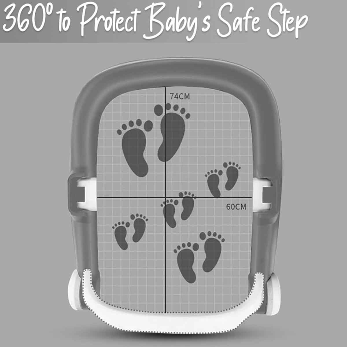 ليتل ستوري مشاية أطفال قابلة للتعديل مع ألعاب تفاعلية مناسبة من عمر 0 إلى 2 سنة