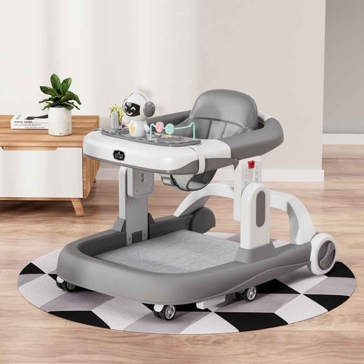 ليتل ستوري مشاية أطفال قابلة للتعديل مع ألعاب تفاعلية مناسبة من عمر 0 إلى 2 سنة