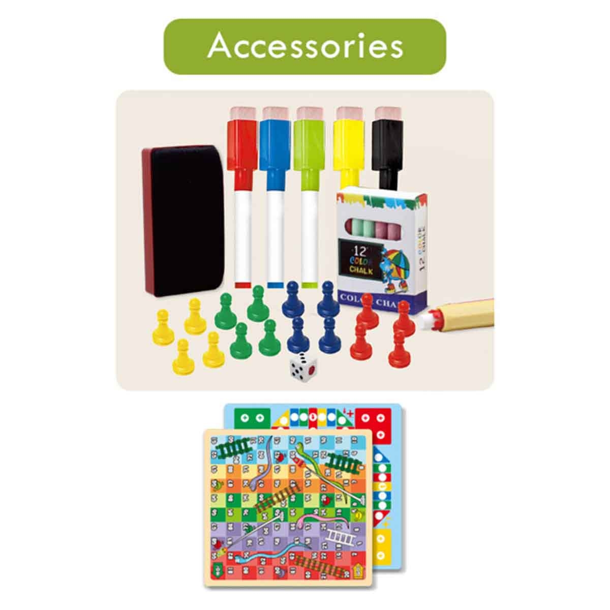 Little Story 31-Piece Artist Double-Sided Handbag Drawing Board Unisex, 3-4 Years