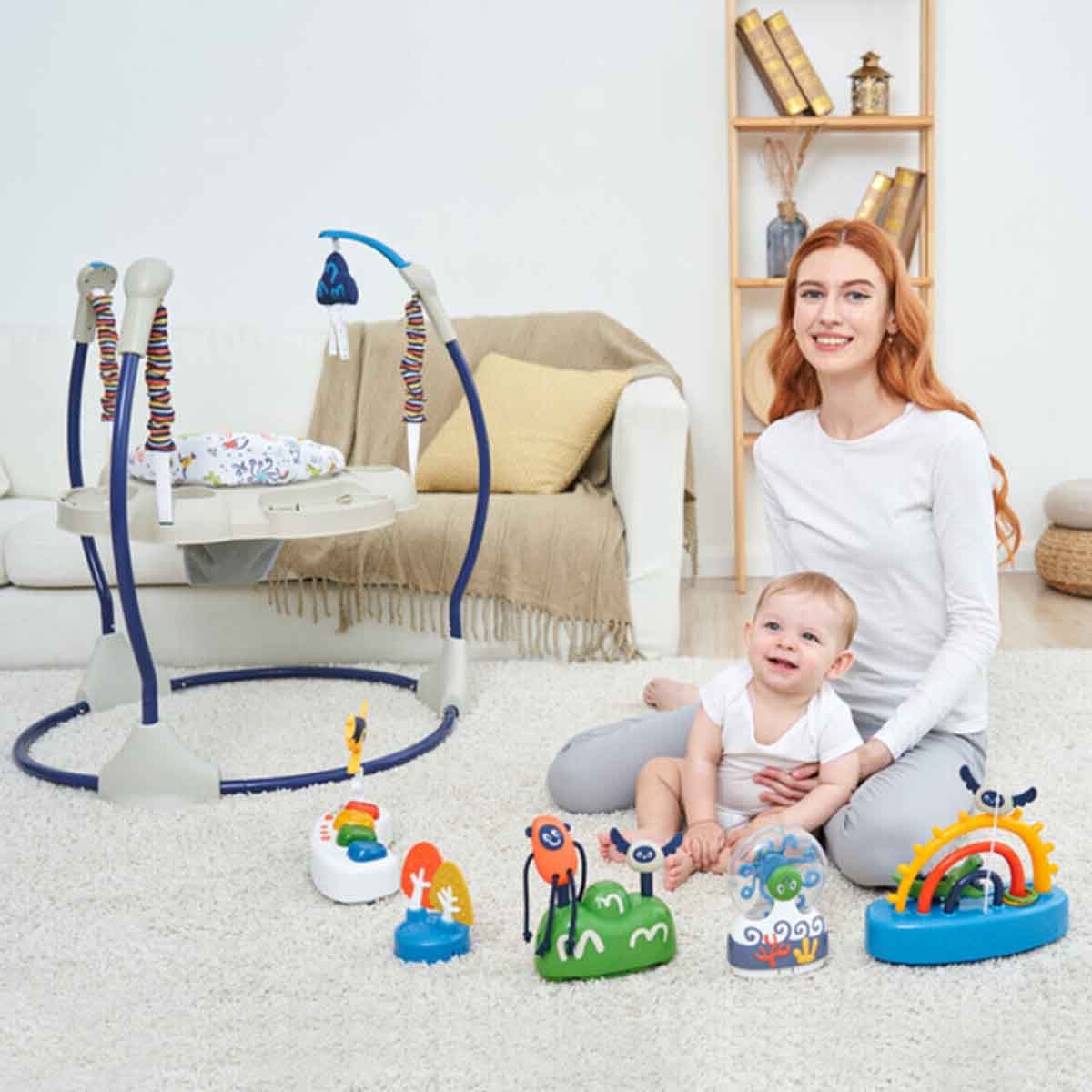 ليتل ستوري قافز نشاط للأطفال باللون الأزرق