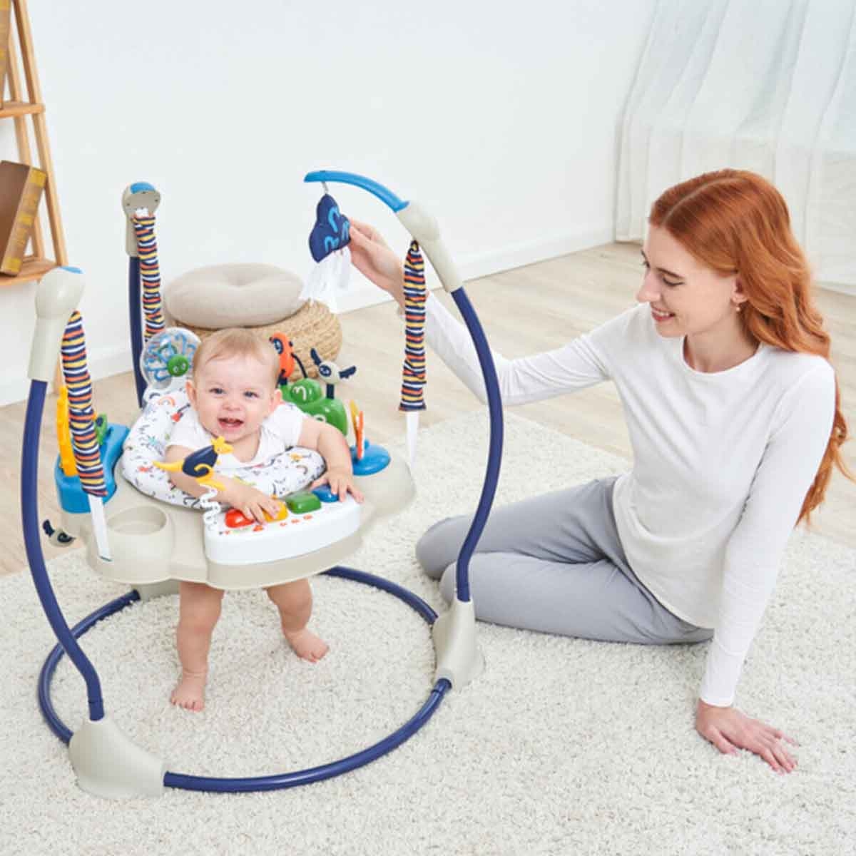 ليتل ستوري قافز نشاط للأطفال باللون الأزرق