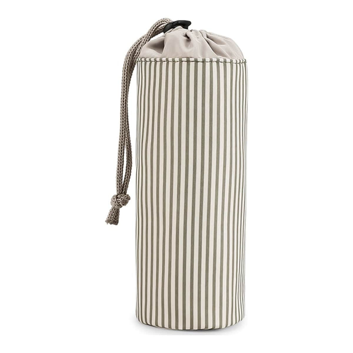 Little Story Beige Diaper Backpack with Changing Mat & Bottle Bag