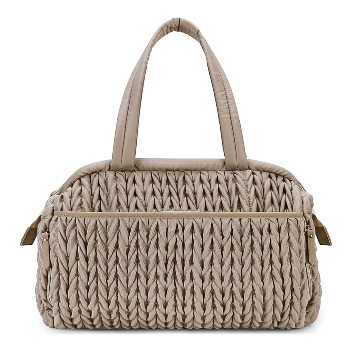 Little Story Beige Elva Diaper Bag with Stroller Straps