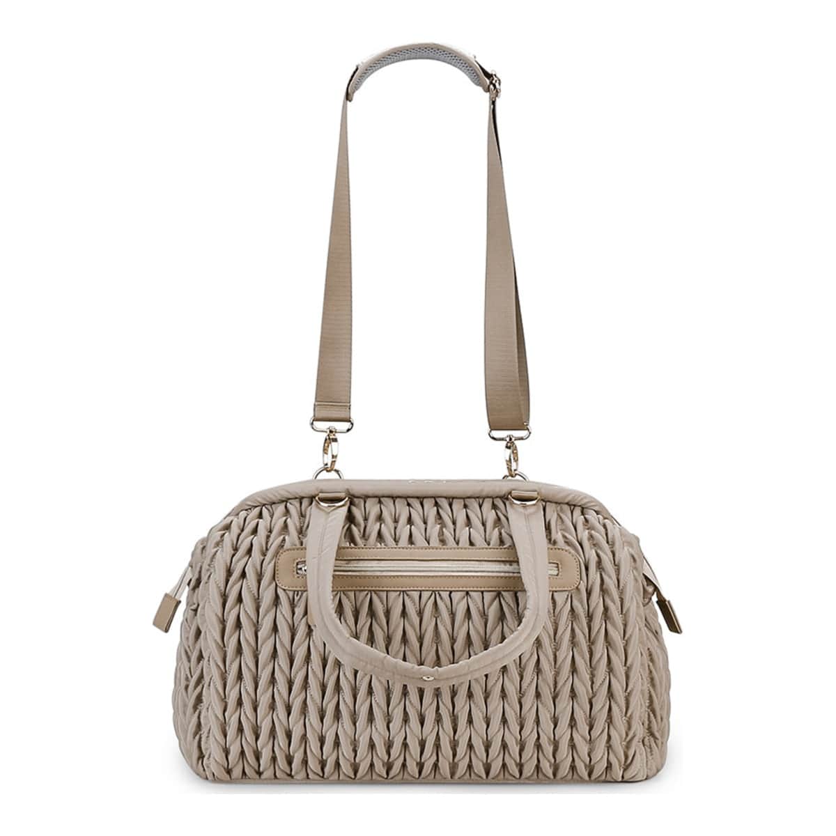 Little Story Beige Elva Diaper Bag with Stroller Straps