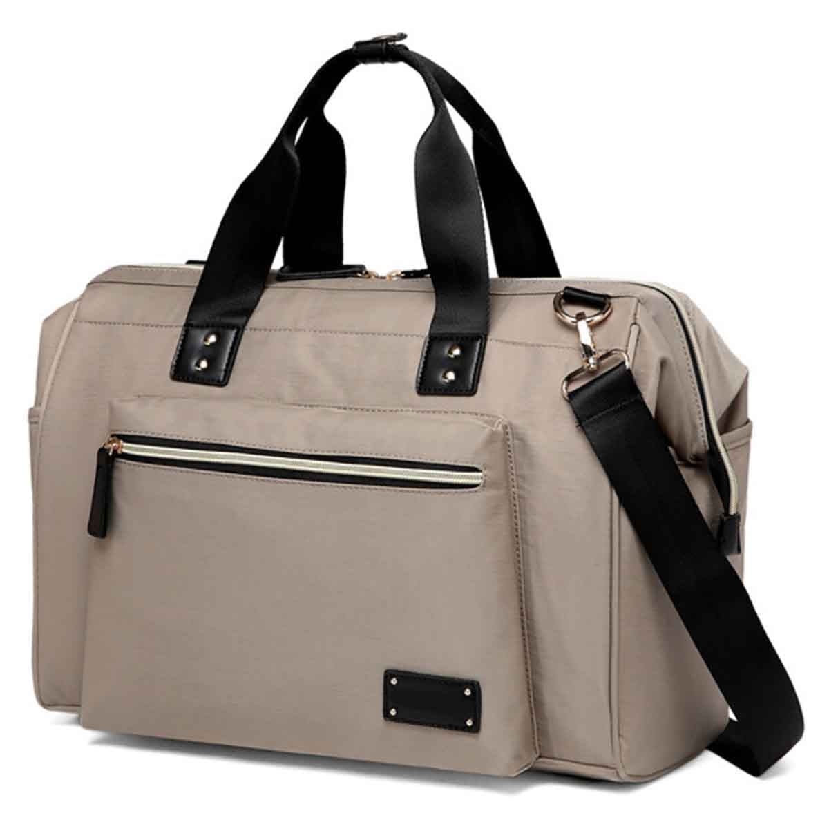 Little Story Beige Zera Mom Dad Diaper Bag