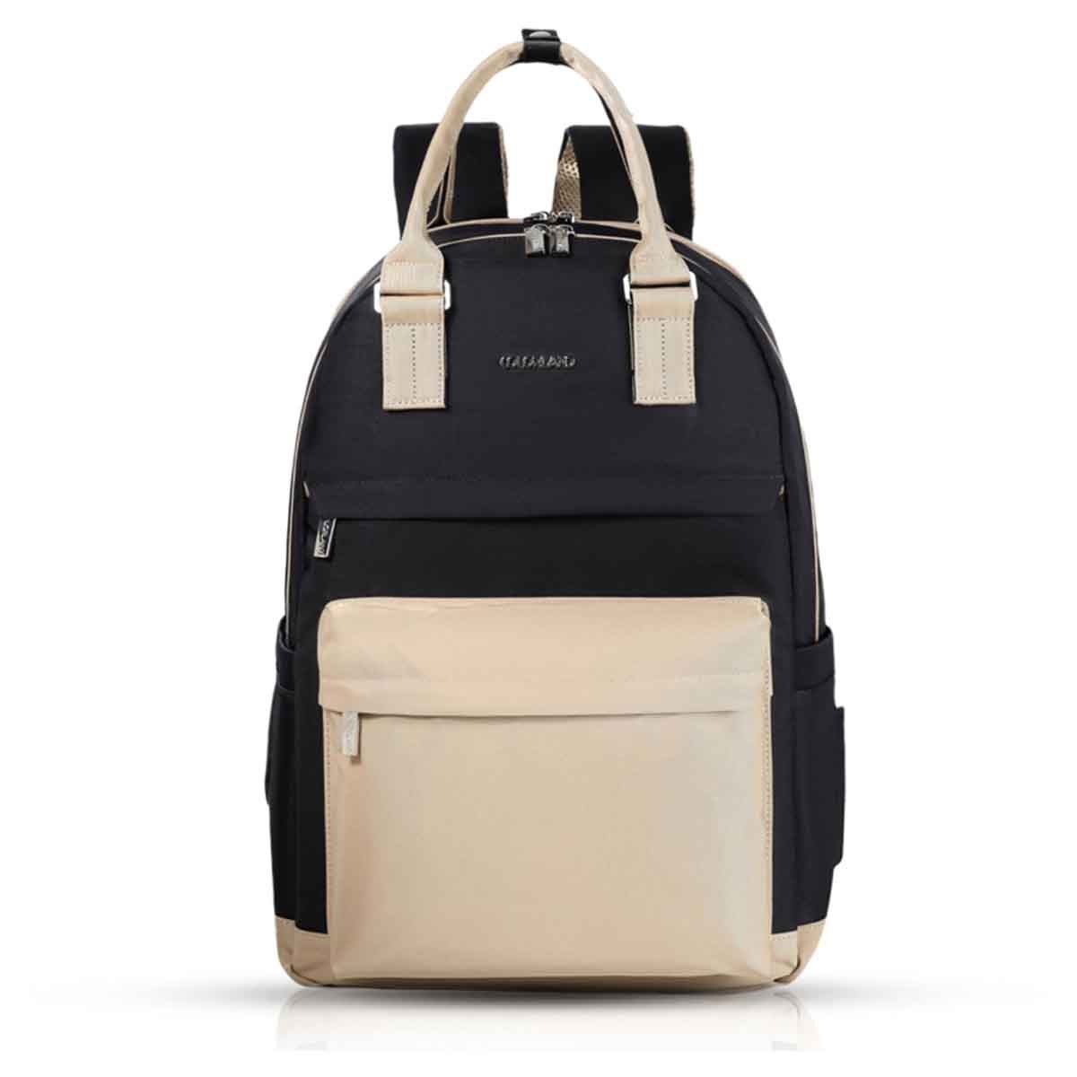 Little Story Black Kenzie Mom Dad Travel Diaper Backpack