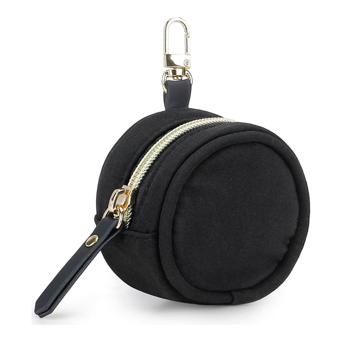 Little Story Black Nova Tote Bag with Pacifier Pod