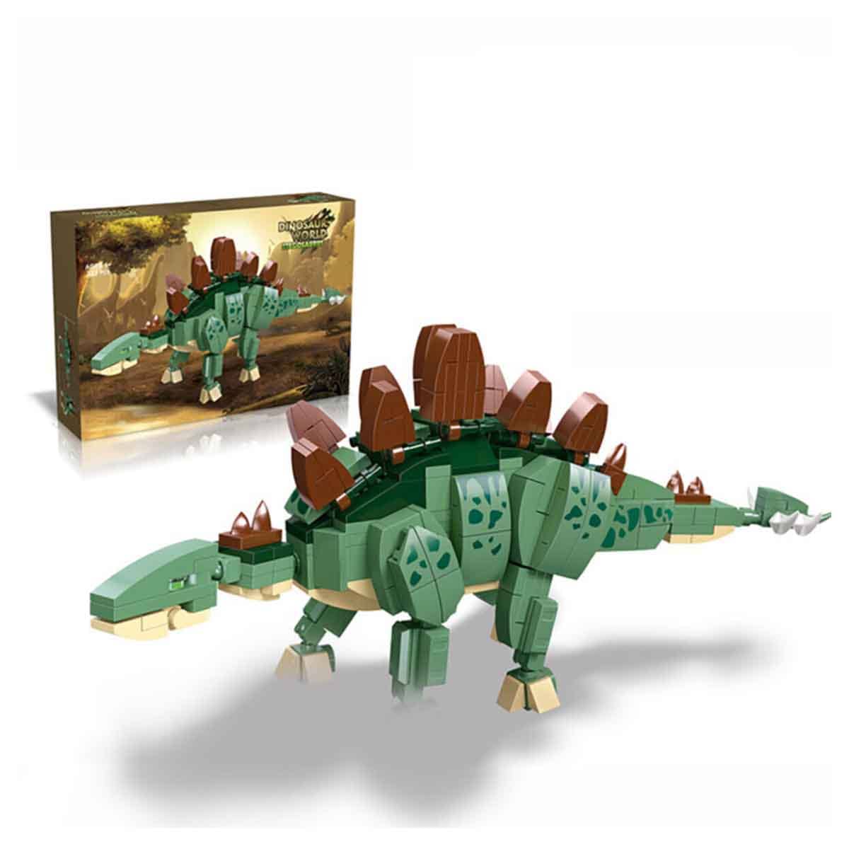 Little Story 322-Piece Dinosaurs World Stegosaurus Blocks Toy