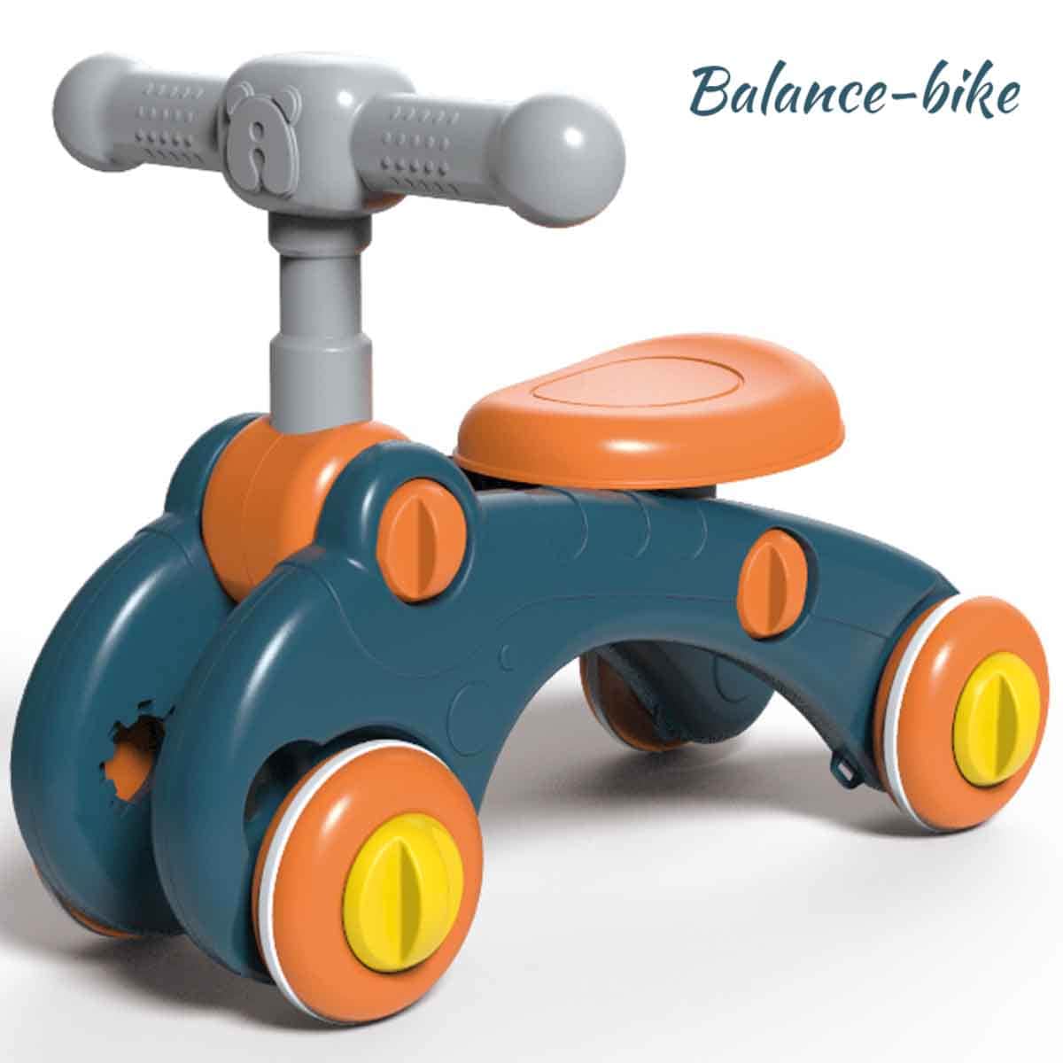 Little Story Blue 6-in-1 Baby Activity Center Walker Toddler, 0-2 Years