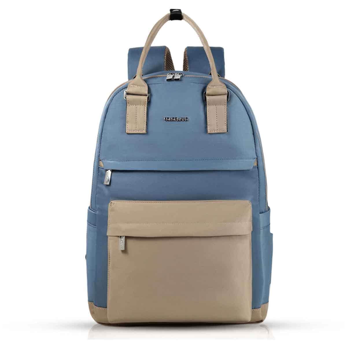 Little Story Blue Kenzie Mom Dad Travel Diaper Backpack