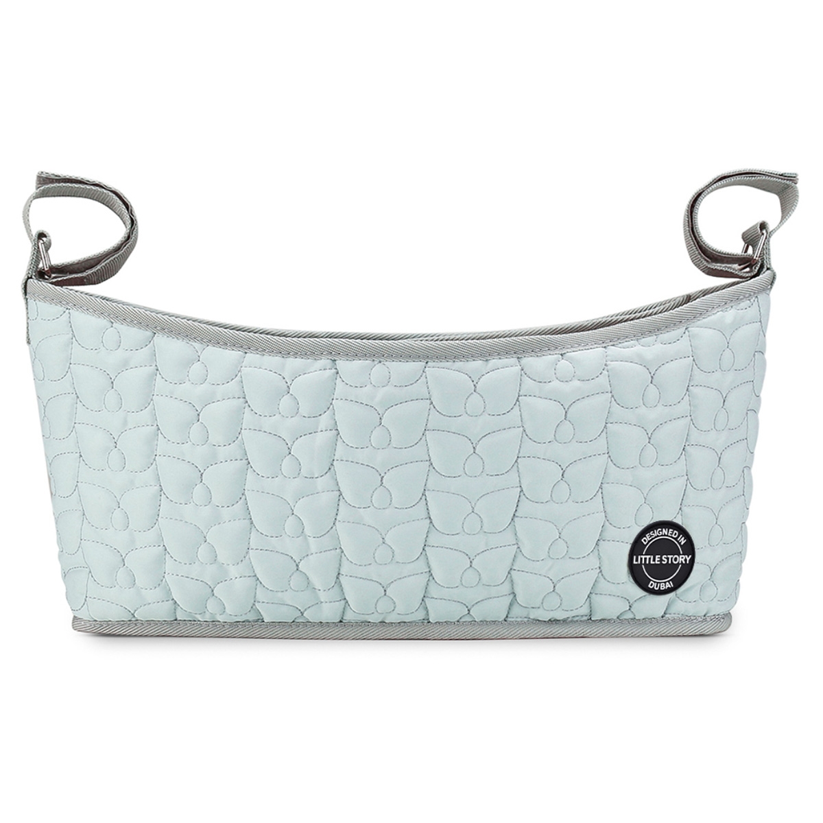 Little Story Blue Quilted Premium Stroller Bag Toddler, 0-2 Years