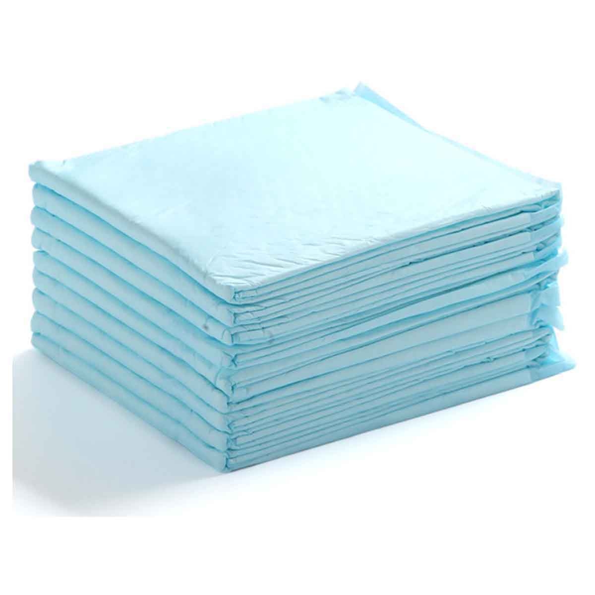 Little Story Blue Disposable Diaper Changing Mats, Pack of 20
