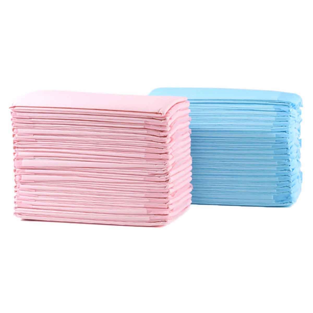 Little Story Pink Disposable Diaper Changing Mats, Pack of 20