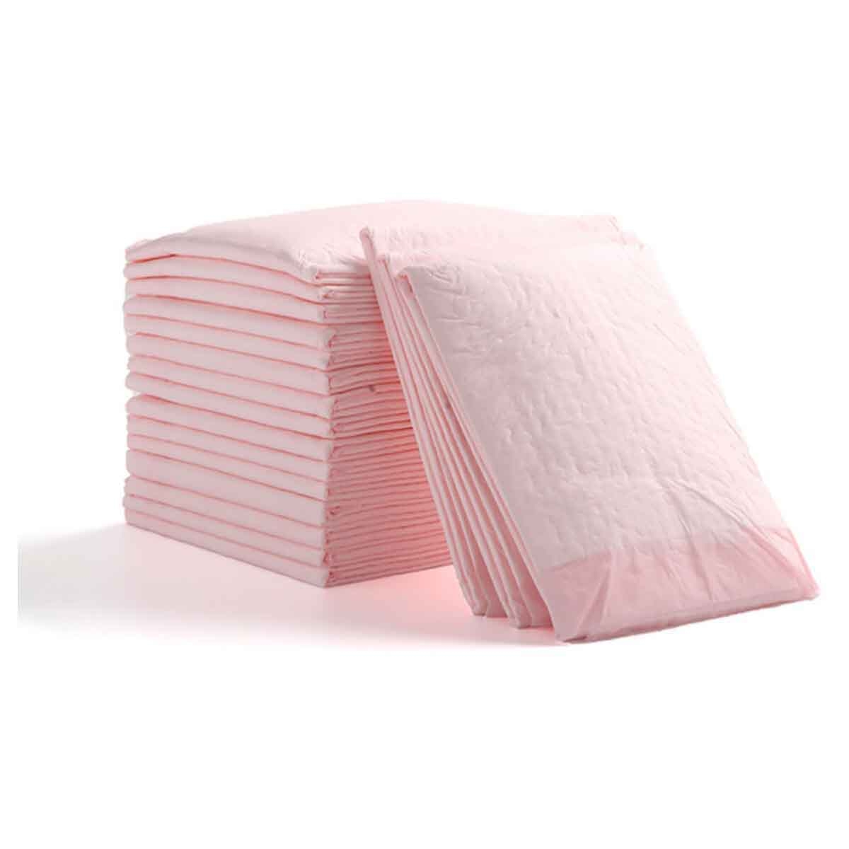 Little Story Pink Disposable Diaper Changing Mats, Pack of 20