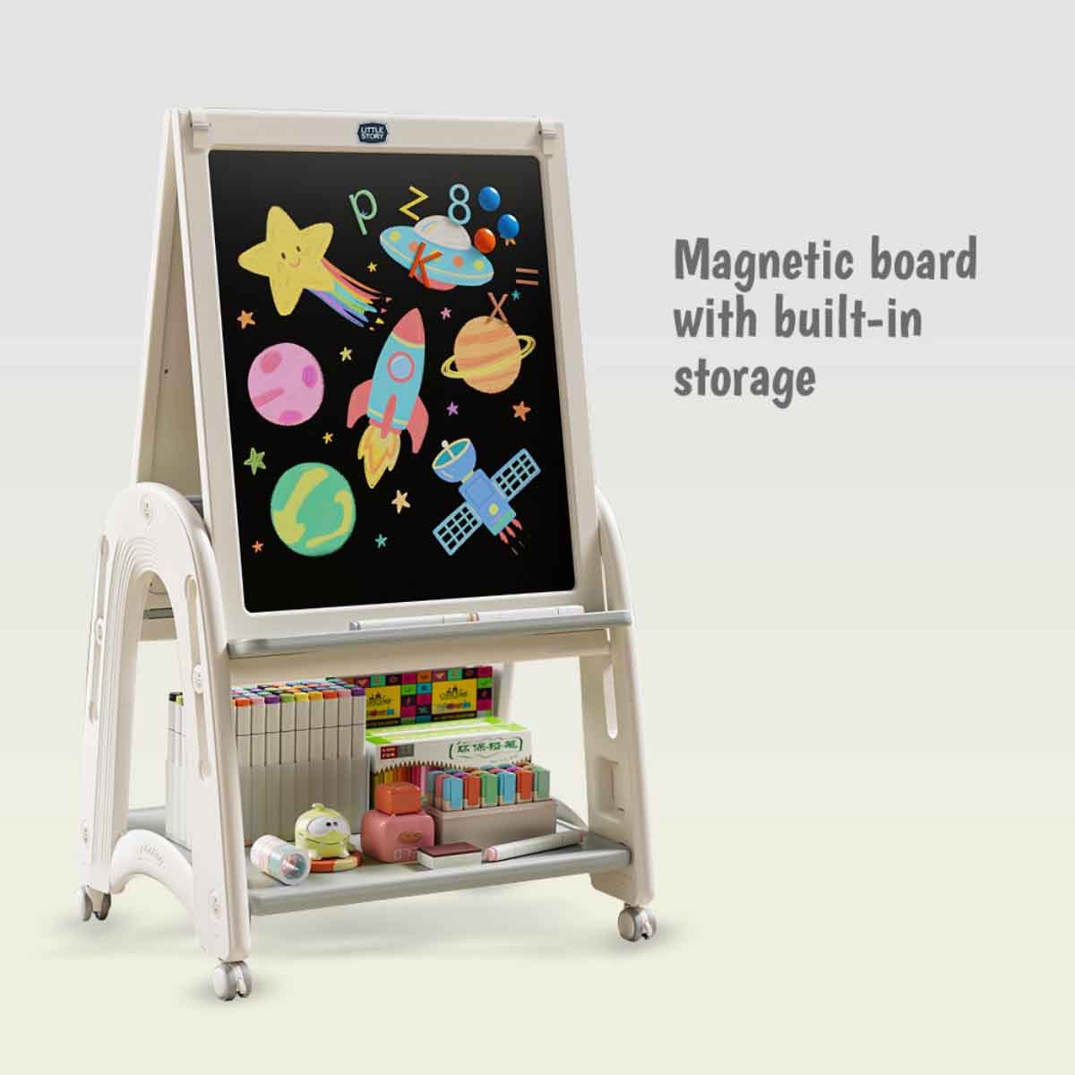 Little Story Double Sided Drawing Board Unisex, 3-4 Years