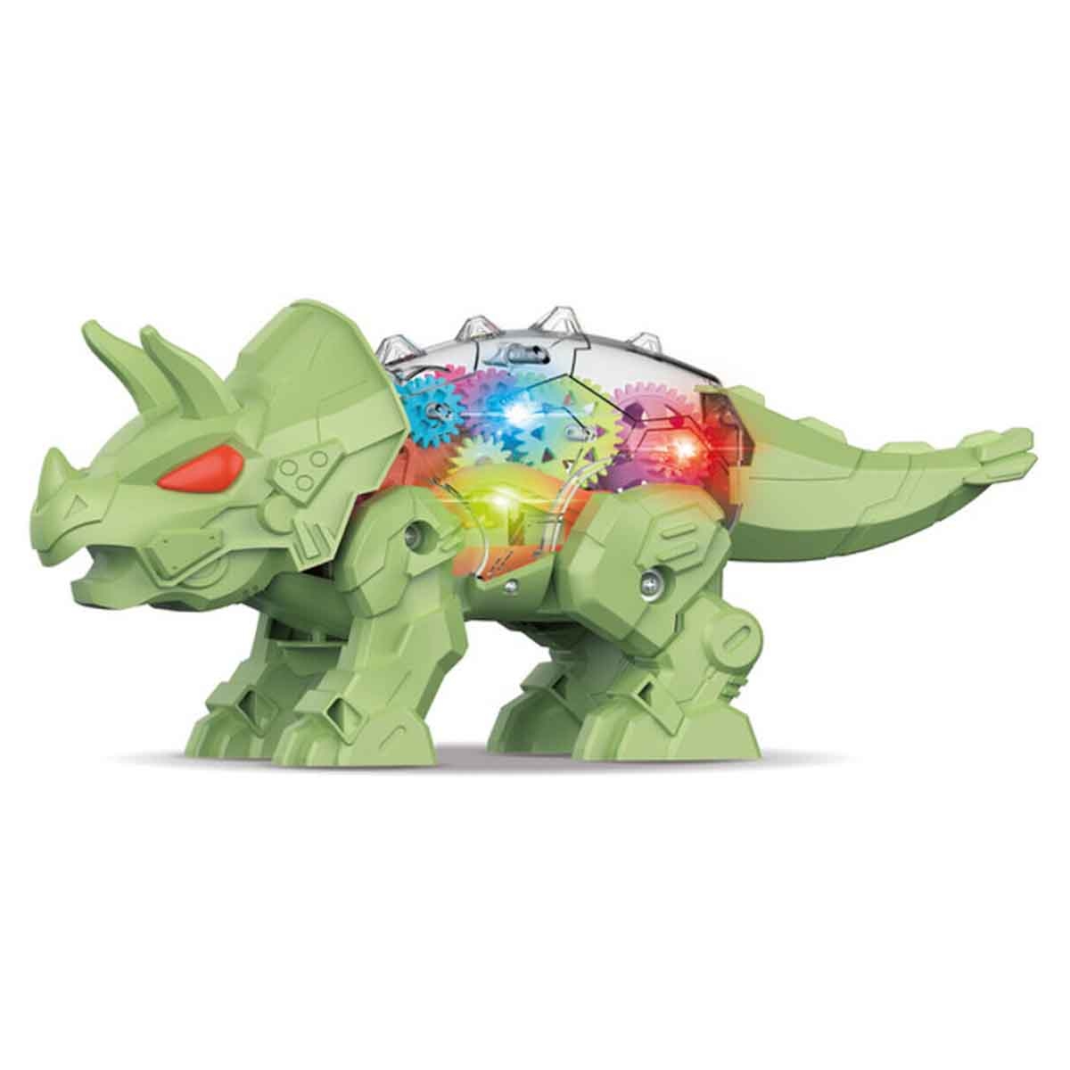 Little Story Green Electric DIY Gear Dinosaur With Light & Sound Unisex, 3-4 Years