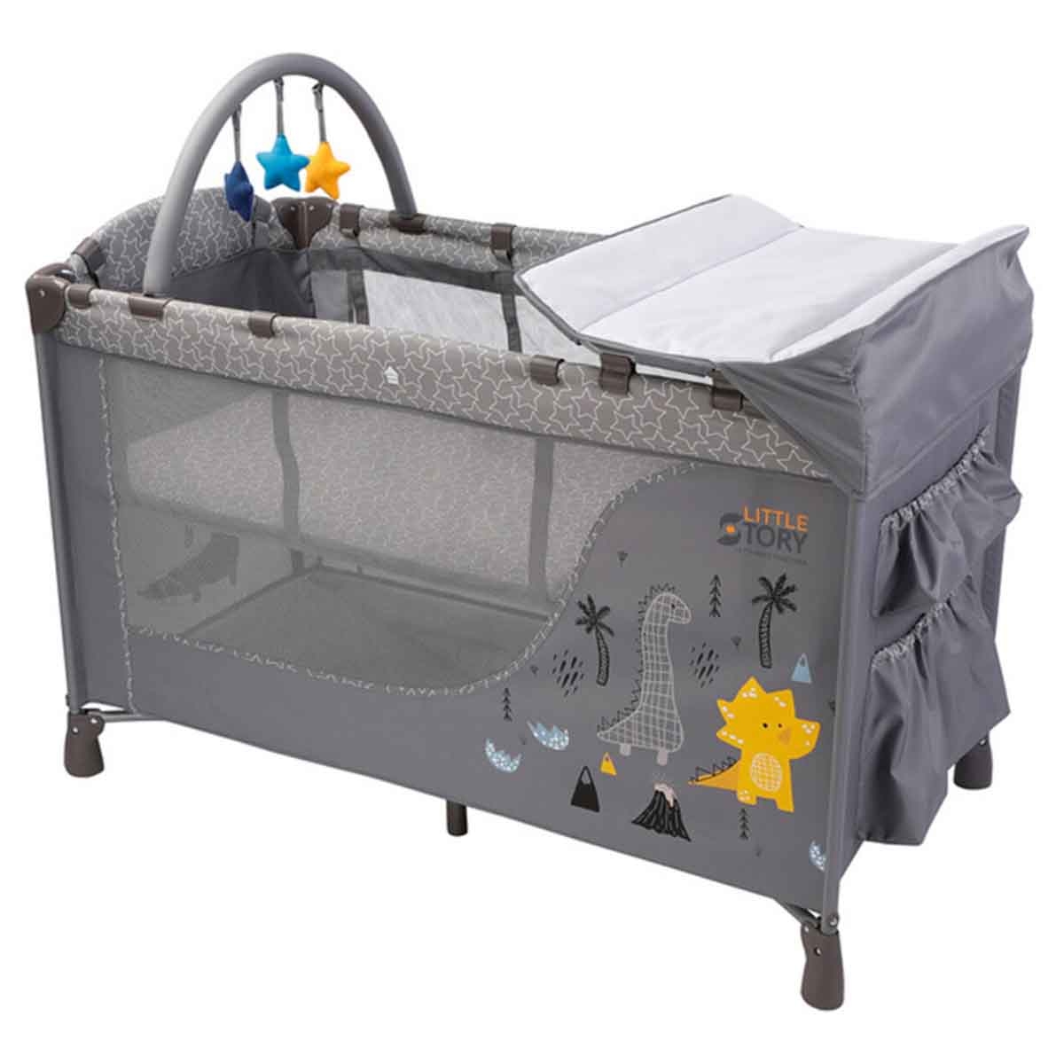 Little Story Foldable Cot & Playard Toddler, 0-2 Years