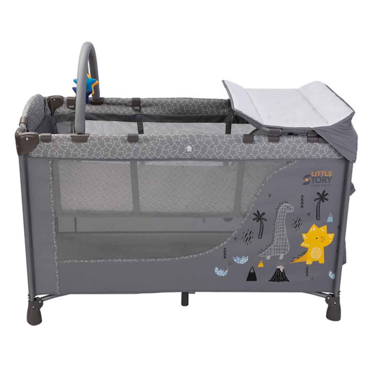 Little Story Foldable Cot & Playard Toddler, 0-2 Years