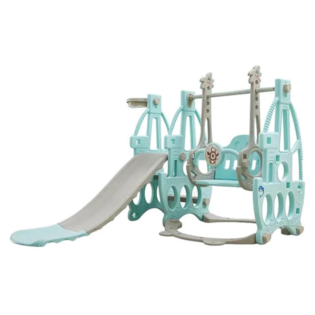 Little Story Green 3-in-1 Swing with Slide Unisex, 3-4 Years