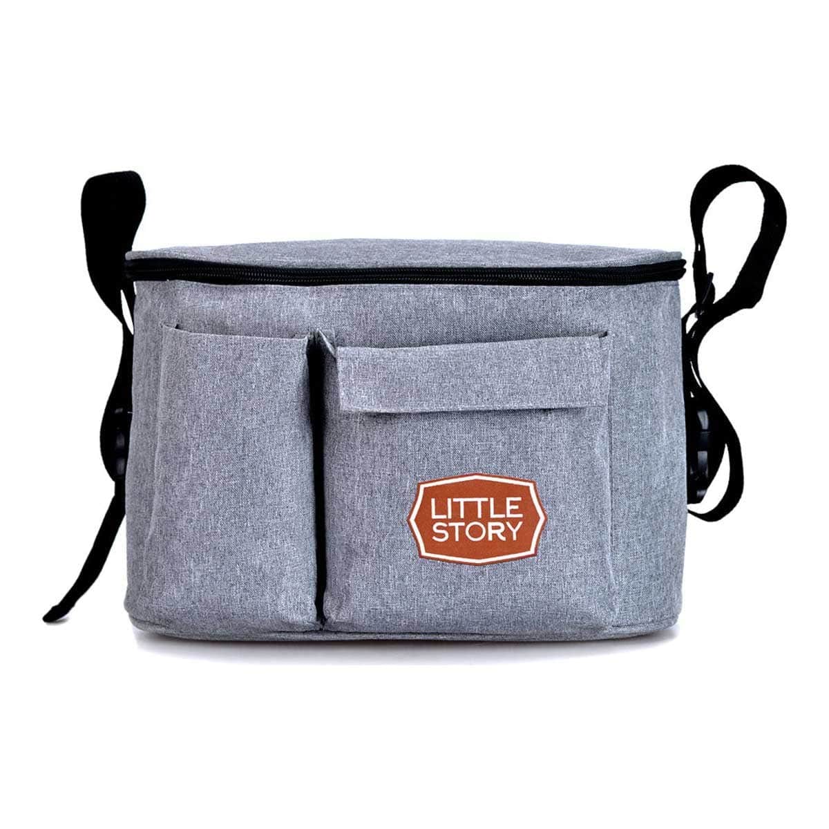 Little Story Grey Bronx Stroller Organizer