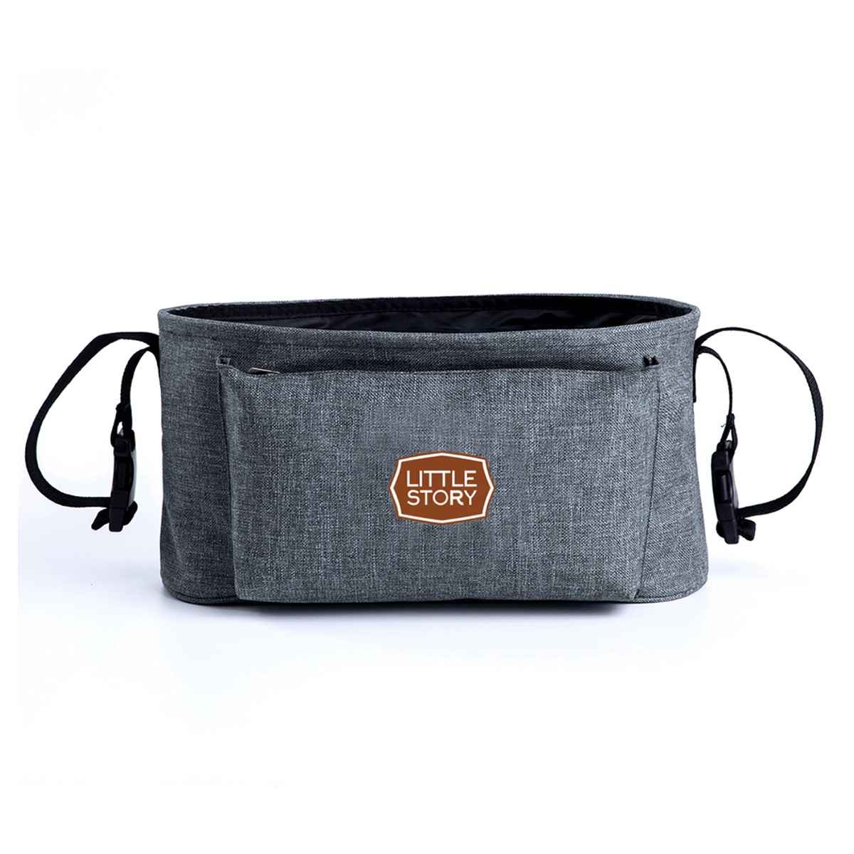 Little Story Grey Bronx Stroller Organizer Toddler, 0-2 Years