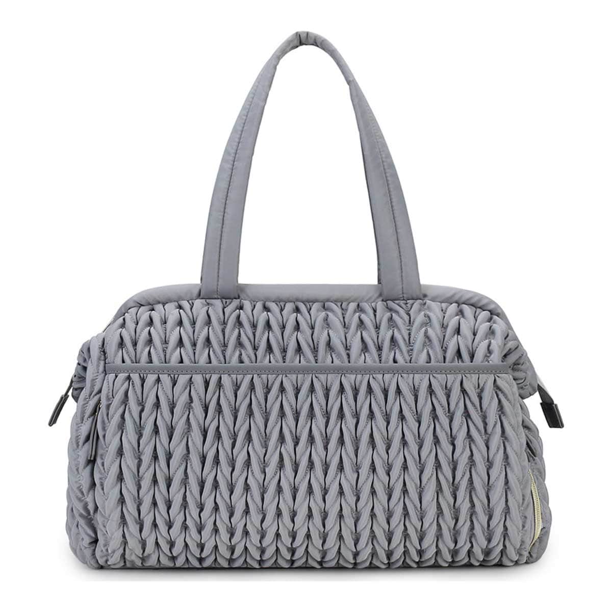 Little Story Grey Elva Diaper Bag with Stroller Straps