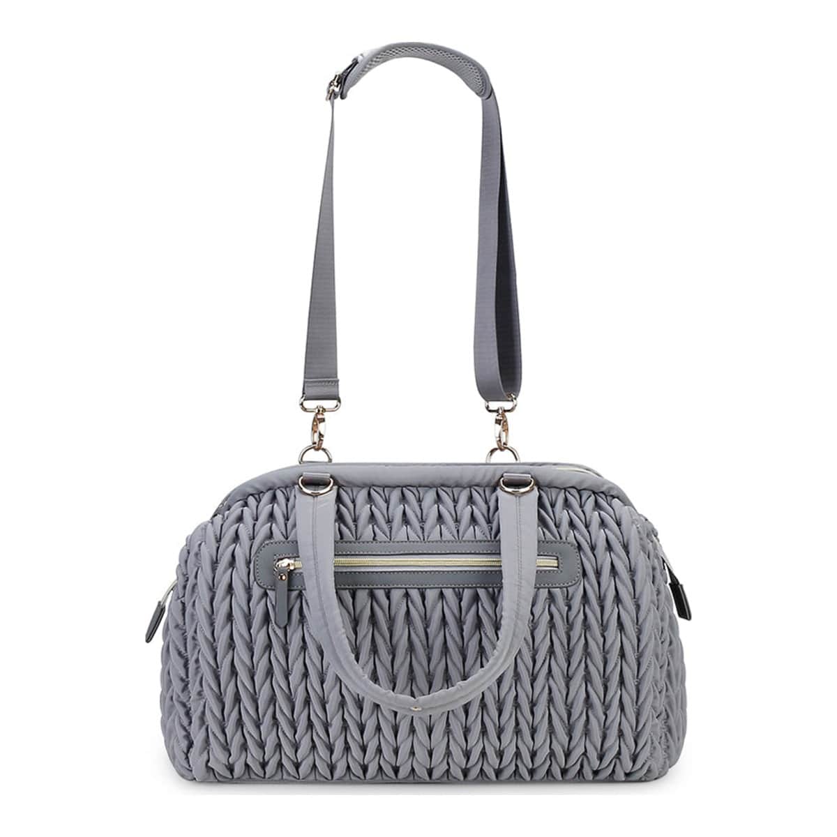 Little Story Grey Elva Diaper Bag with Stroller Straps