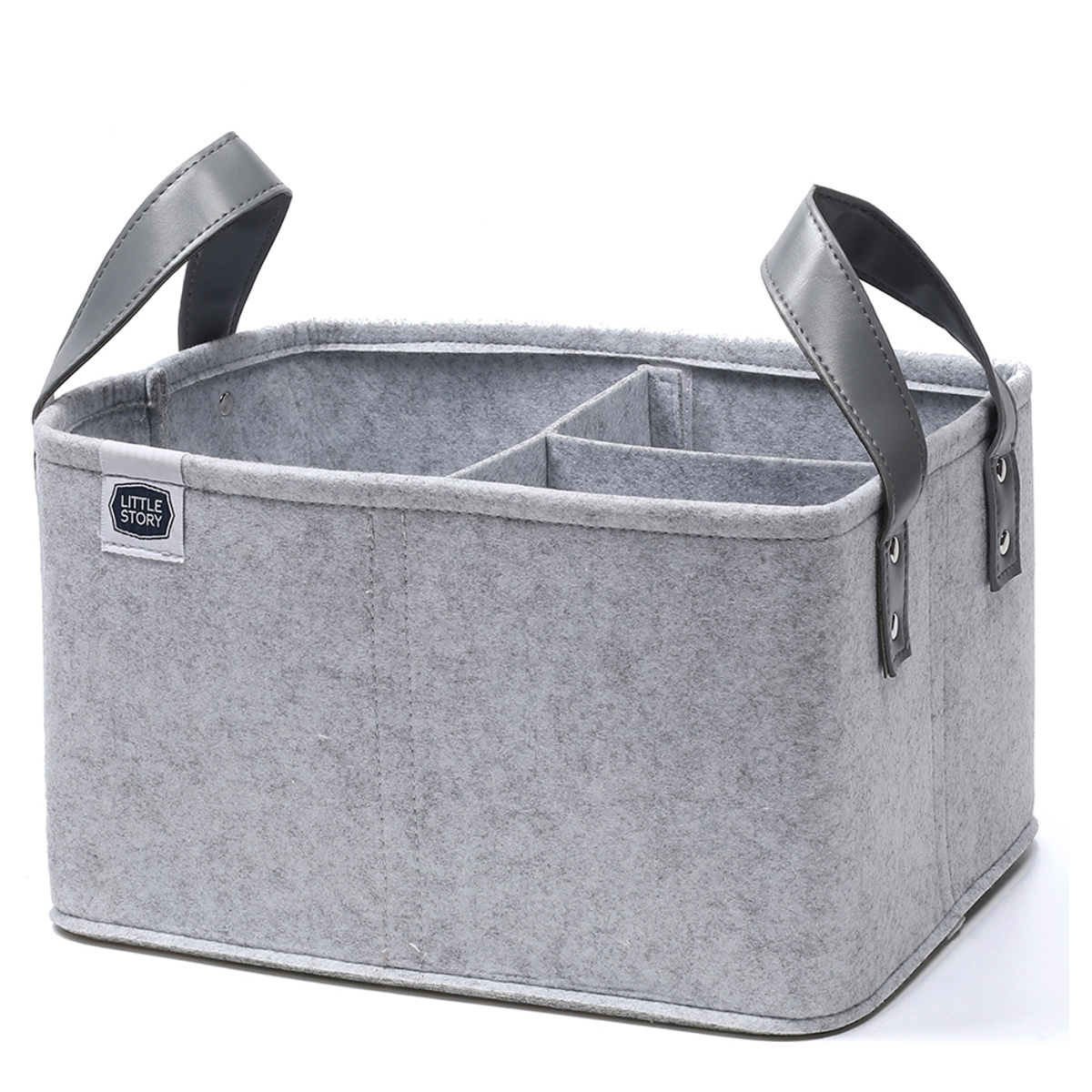 Little Story Grey Simplex Diaper Caddy Toddler