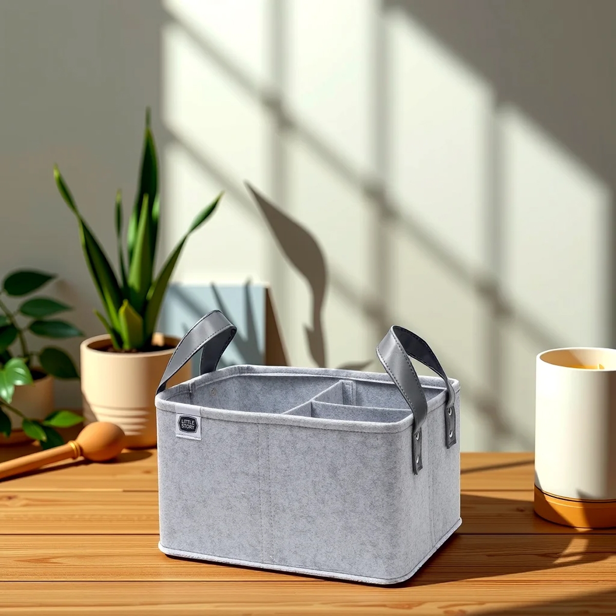 Little Story Grey Simplex Diaper Caddy Toddler