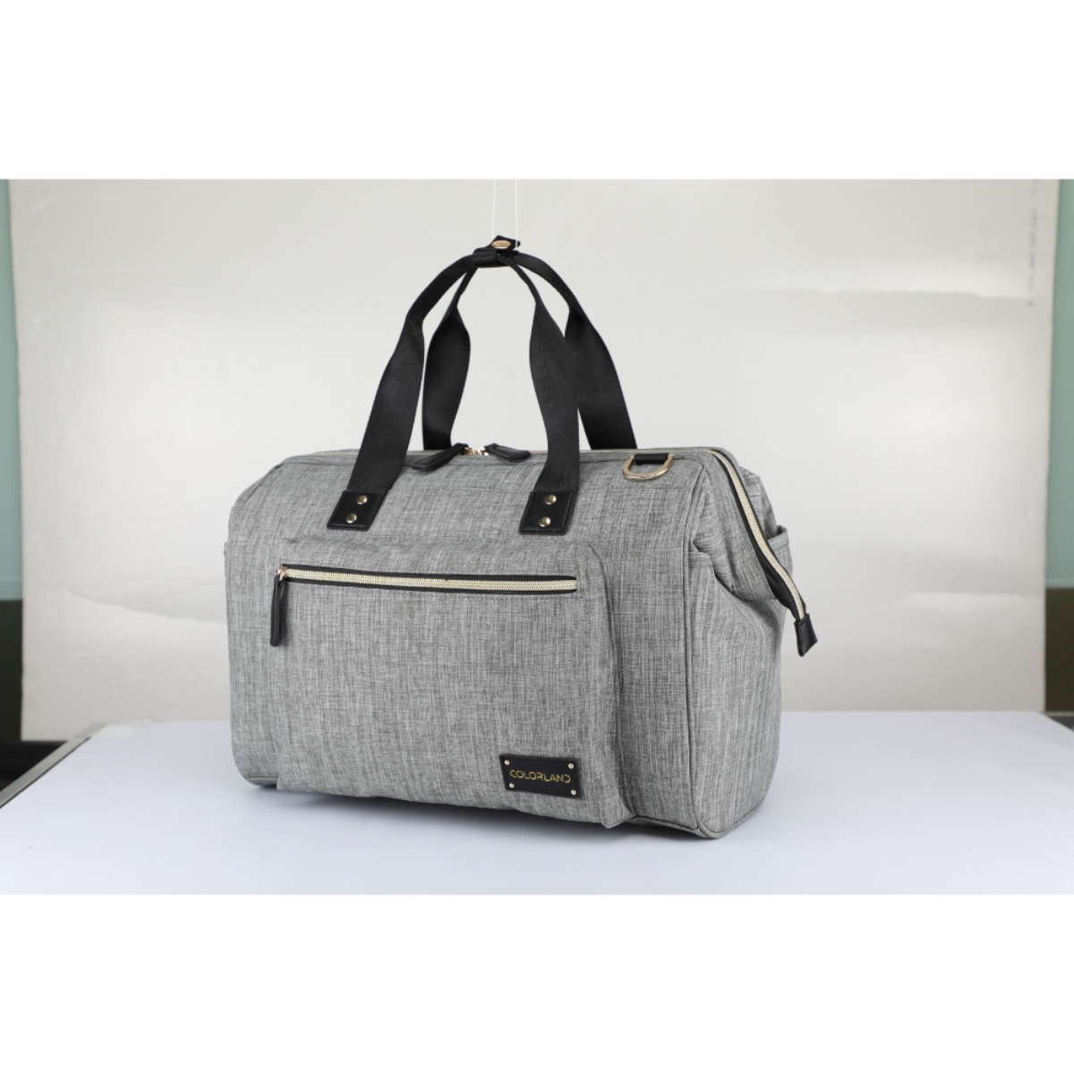 Little Story Grey Zera Mom Dad Diaper Bag Toddler