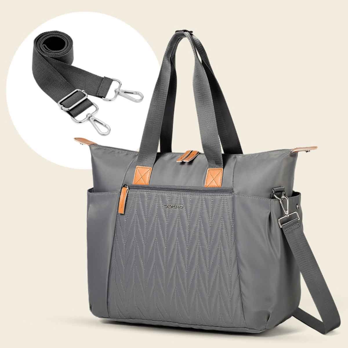 Little Story Grey Zurich Pack & Go Baby Travel Diaper Bag