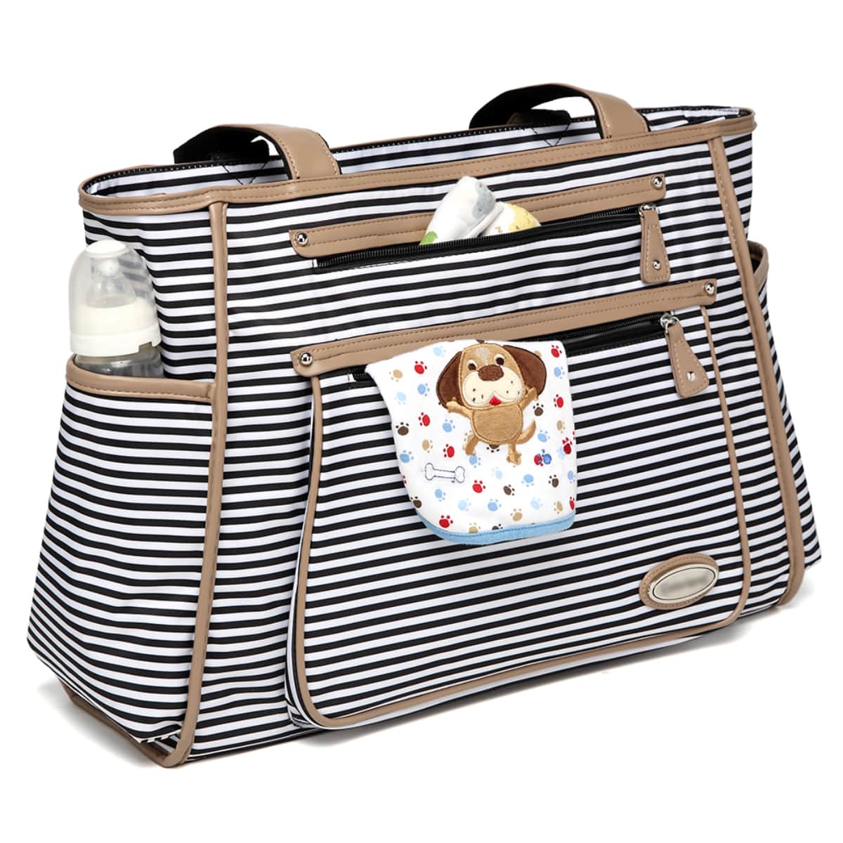 Little Story Ivory Betty Diaper Bag Toddler