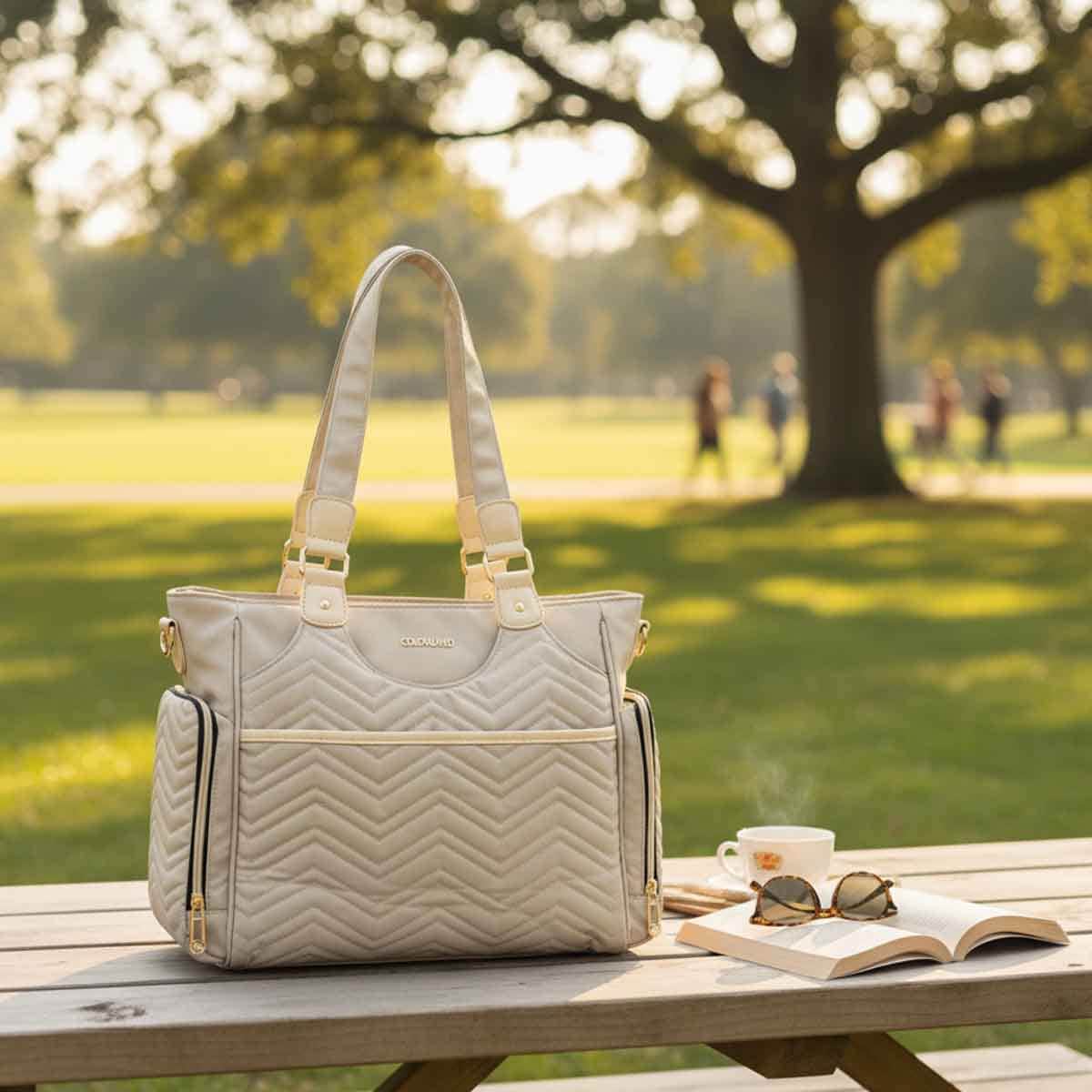 Little Story Ivory Matilda Diaper Bag