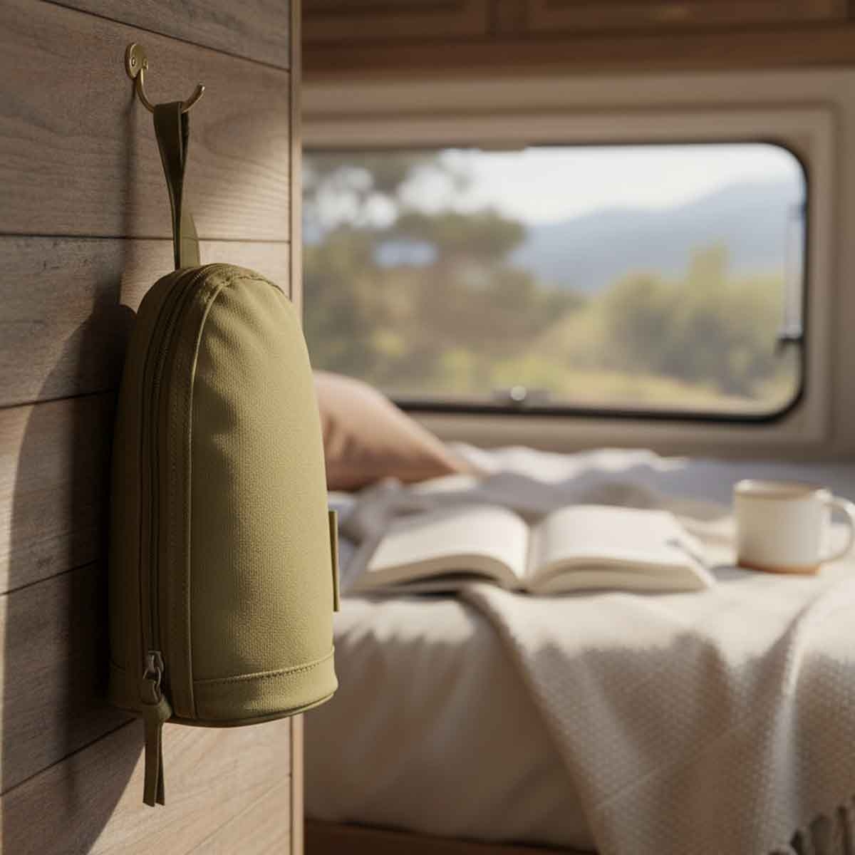 Little Story Khaki Insulated Bottle Bag