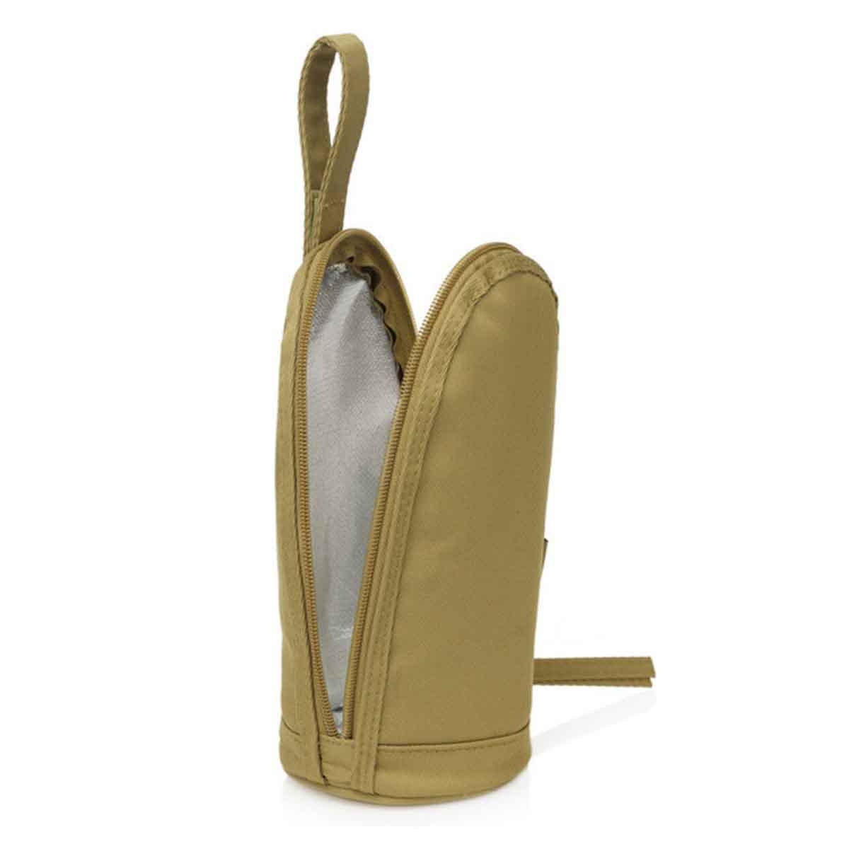 Little Story Khaki Insulated Bottle Bag