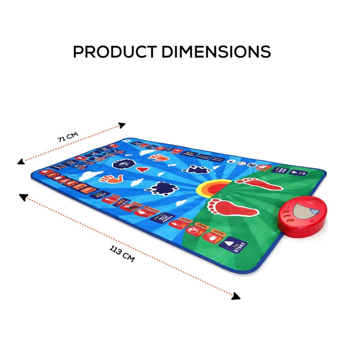 Little Story Kids Islamic Salah Prayer Learning Mat Unisex, 3-4 Years