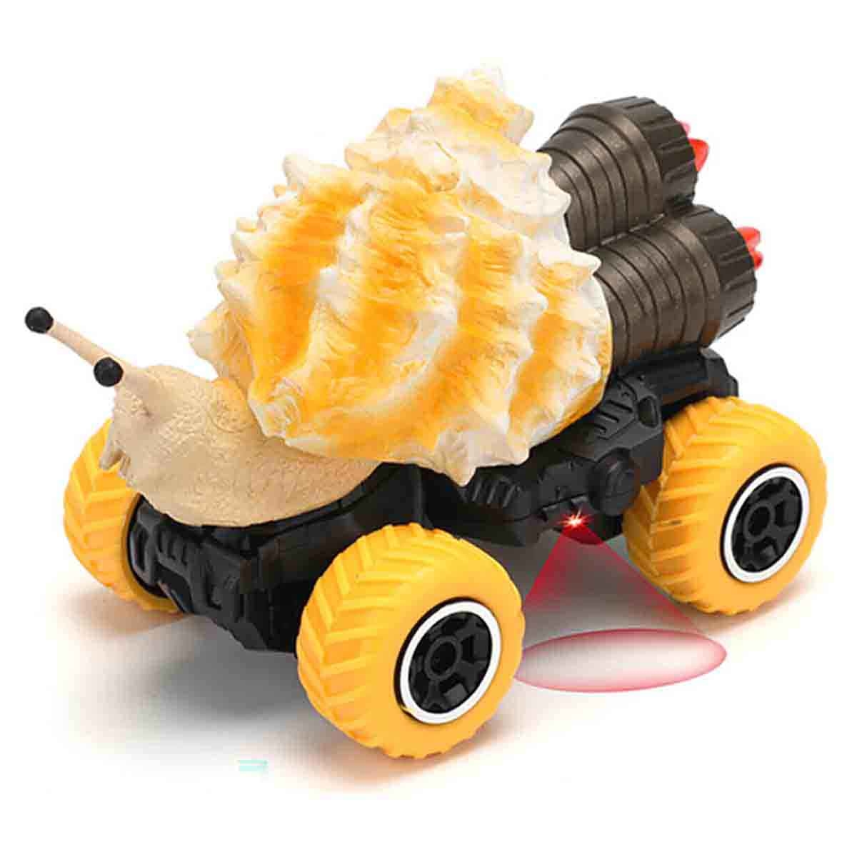 Little Story Yellow Kids Toy 4 Channel Snail Car with Remote Control Unisex, 3-4 Years