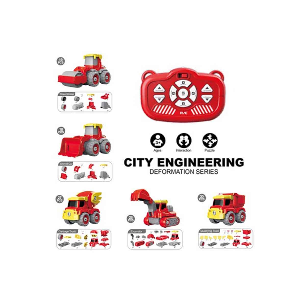 ليتل ستوري لعبة ديناصور روبوت متحول 5 في 1 مع جهاز تحكم عن بعد للجنسين، عمر 3-4 سنوات