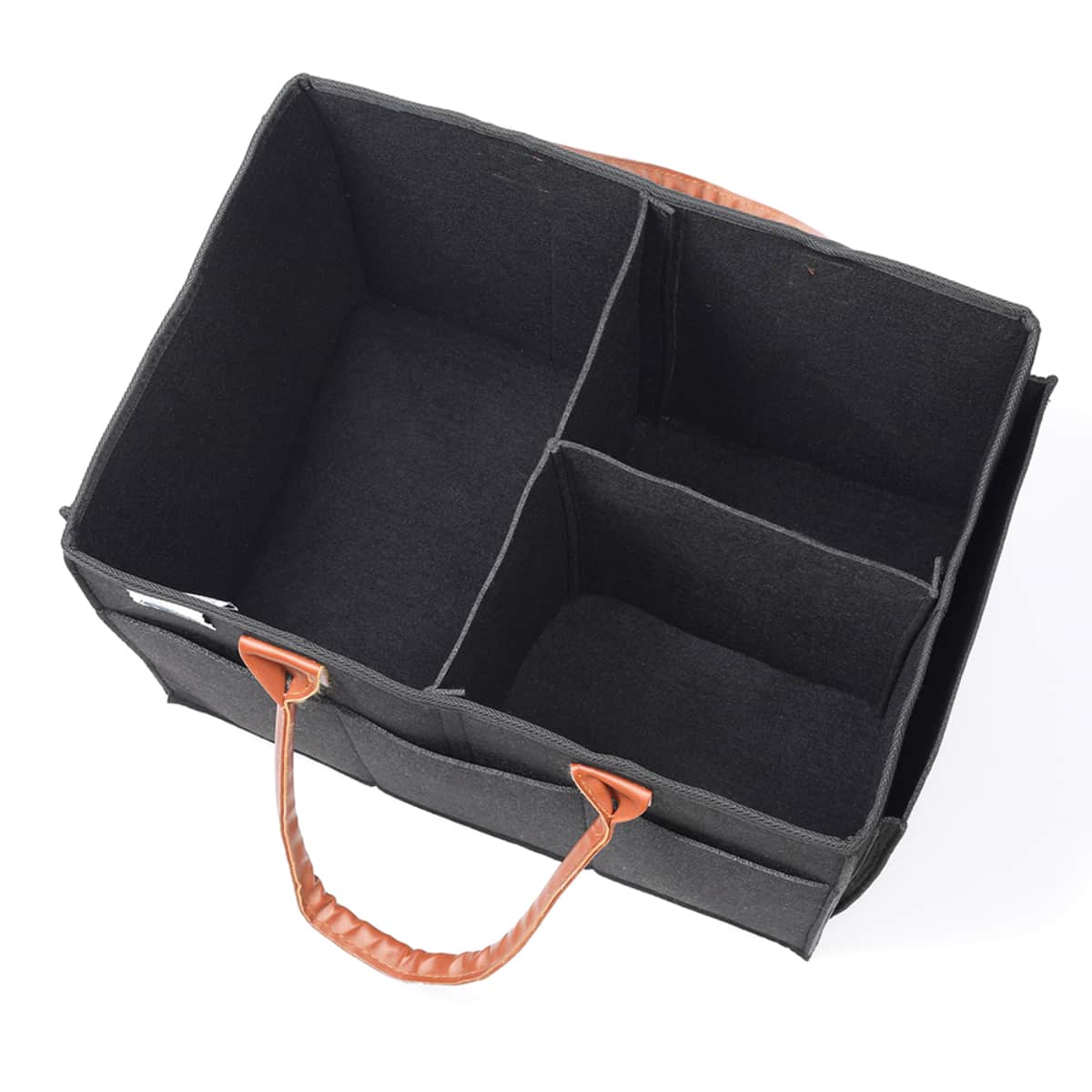 Little Story Large Black Diaper Caddy with Travel Pouch Toddler