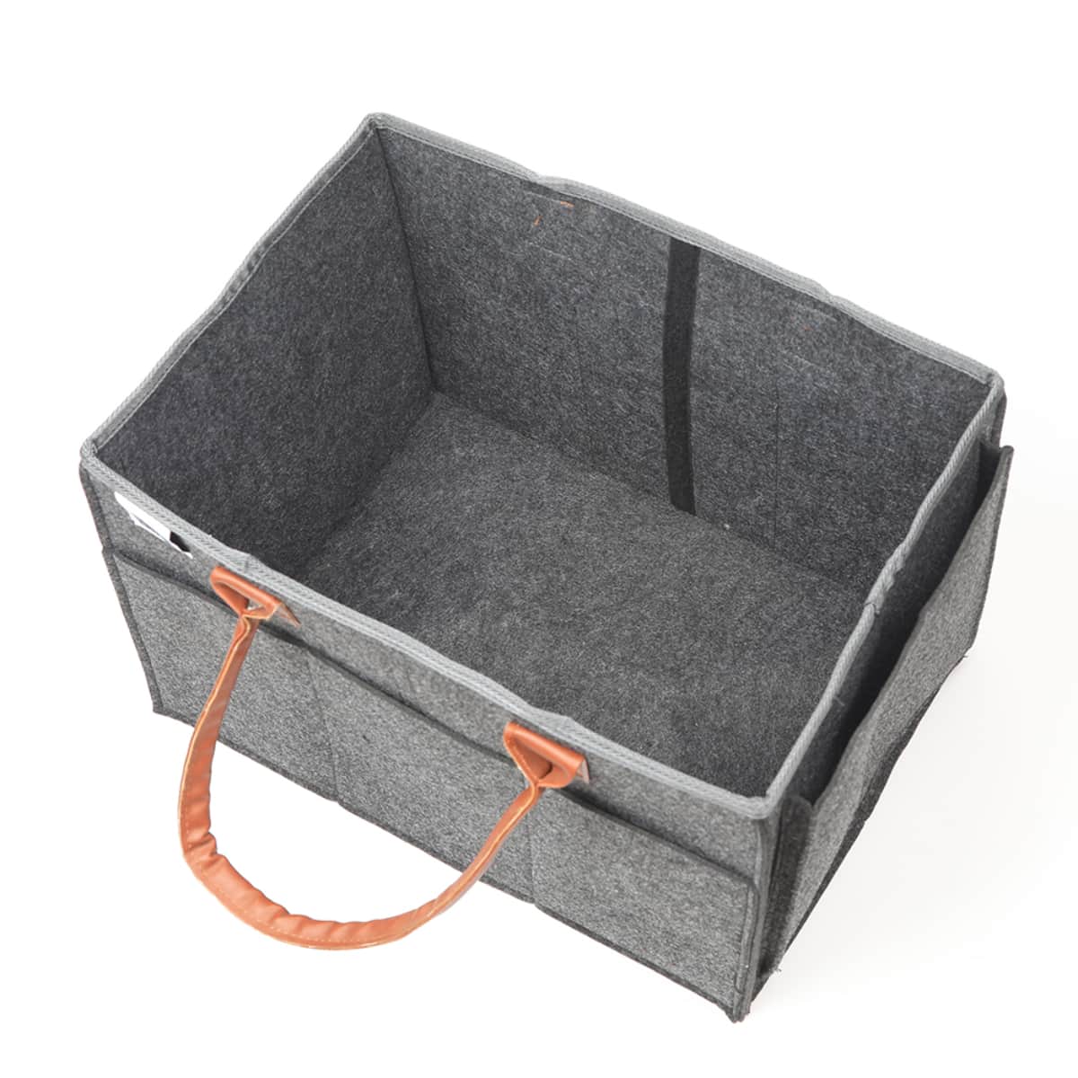 Little Story Large Dark Grey Diaper Caddy with Travel Pouch Toddler