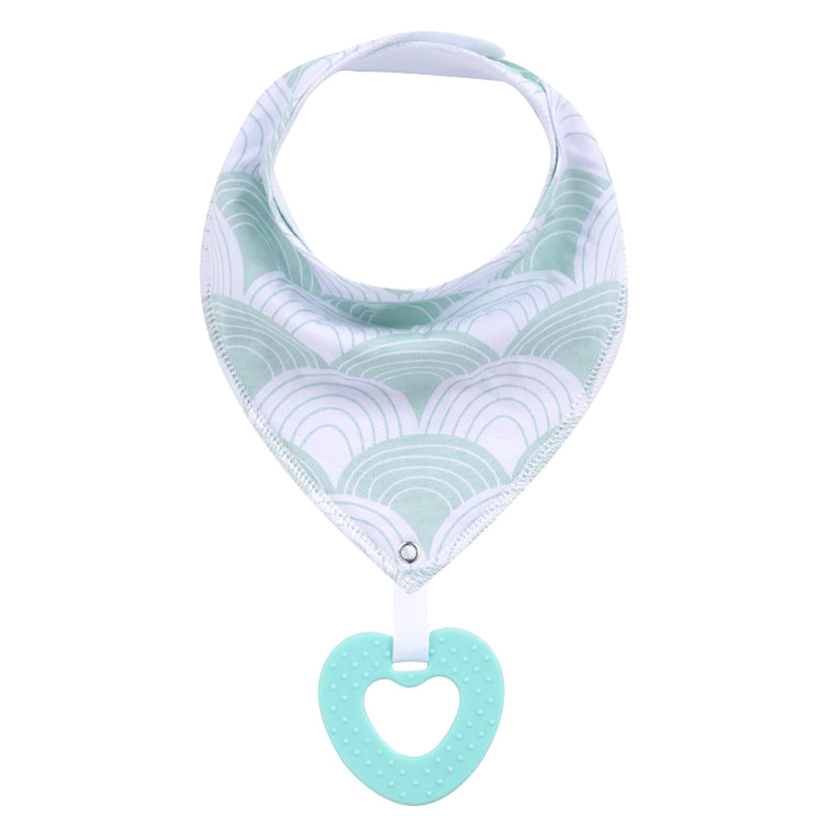 Little Story Love Bandana Drool Bibs Toddler, 0-2 Years, Pack of 2