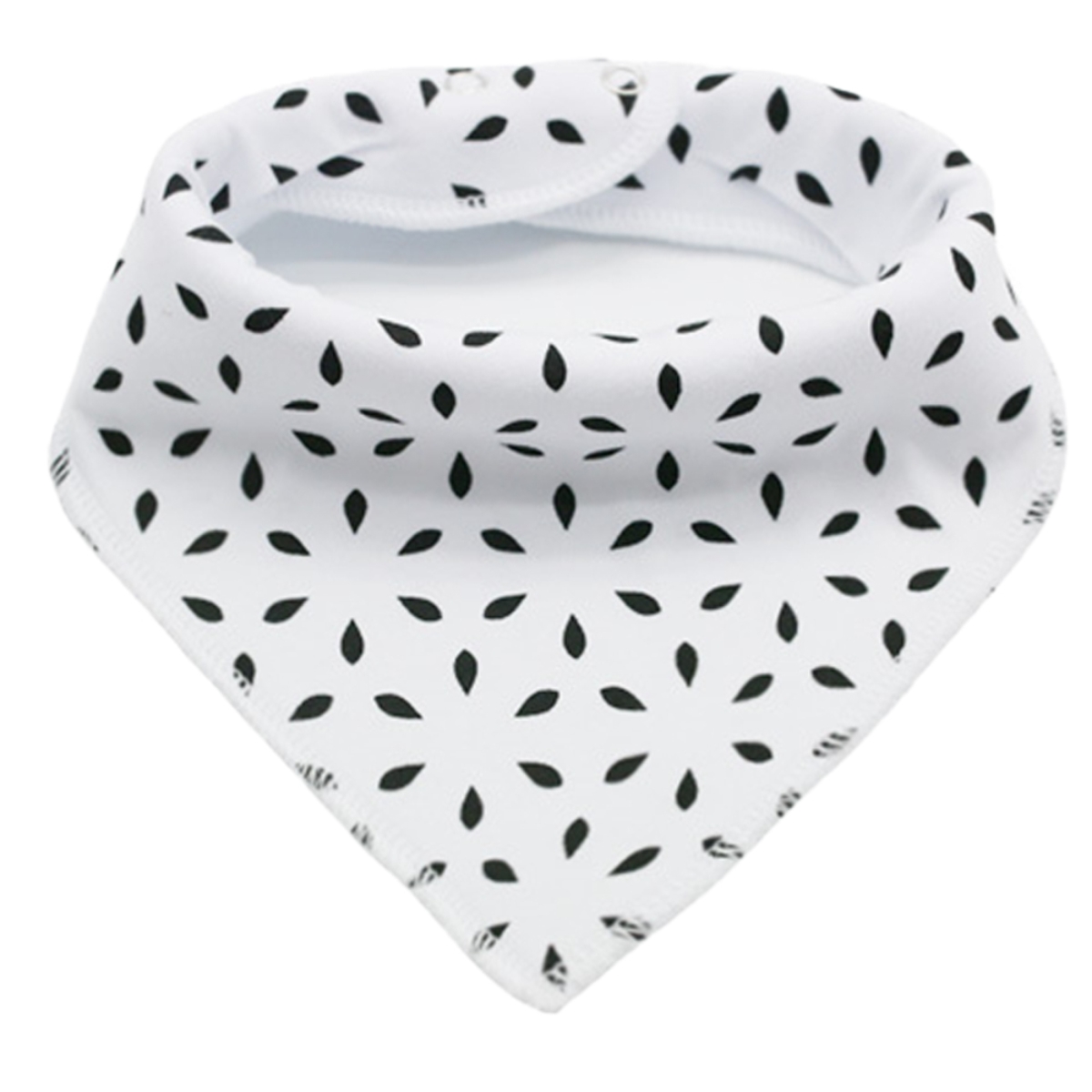 ليتل ستوري مريلات مثلثية بطبعة حب للرضع، 0-2 سنة، مجموعة من 4