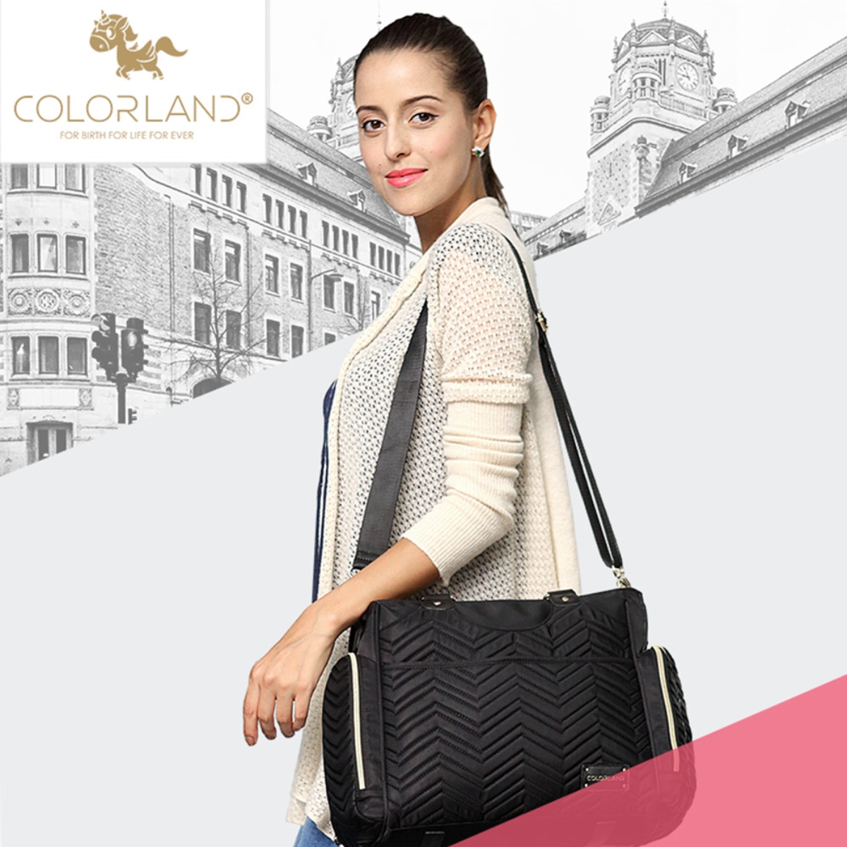 ليتل ستوري شنطة حفاضات ماتيلدا للرضع