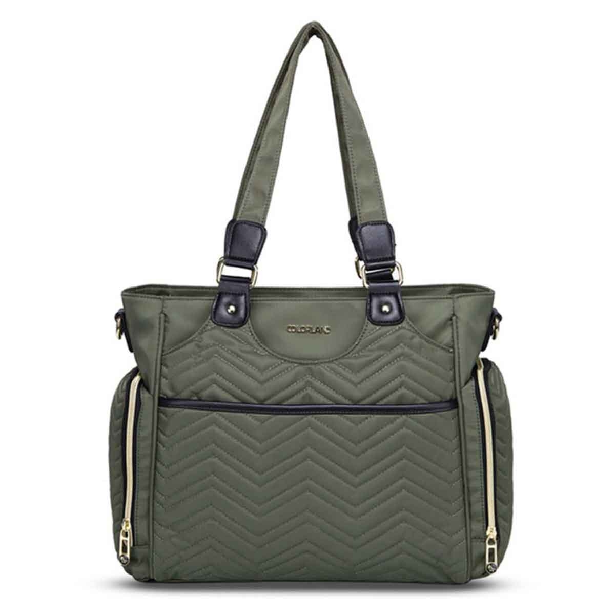 Little Story Olive Green Matilda Diaper Bag